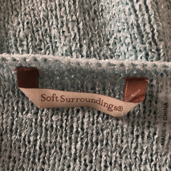 776 🔴NWT Soft Surroundings sweater Jacket. SzXS - Picture 6 of 9